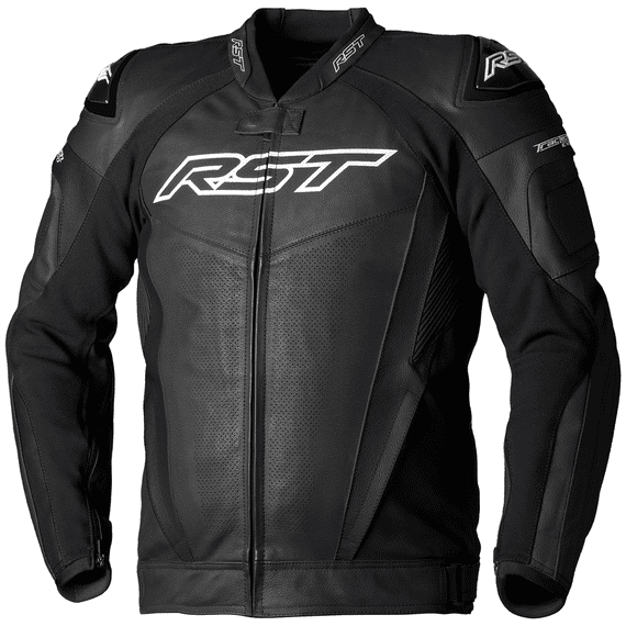 RST Tractech Evo 5 Black Leather Jacket