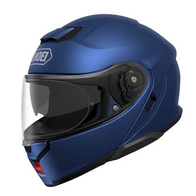 SHOEI NEOTEC 3 PLAIN  MATT BLUE METALLIC
