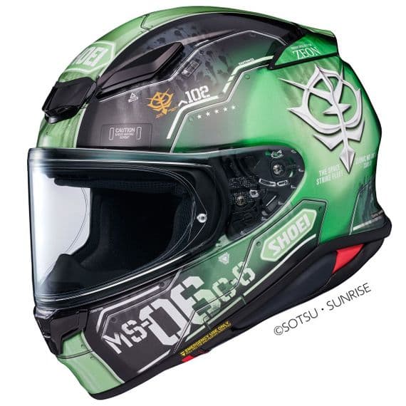Shoei NXR2 MS-06S Char's Zaku II TC-4 Helmet