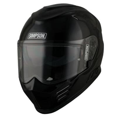 Simpson Venom Gloss Black Helmet
