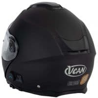 Vcan V272 Bluetooth Flip Front Helmet - Matt Black