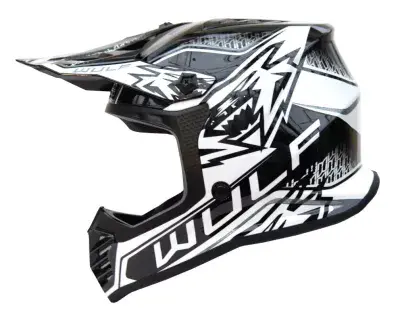 Wulfsport Air X MX Helmet - Black - Kids