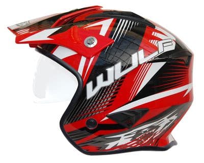 Wulfsport Aspect Trials Helmet - Red