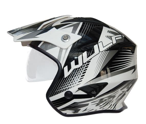 Wulfsport Aspect Trials Helmet White