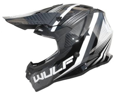 Wulfsport Iconic MX Helmet - Black - Adults