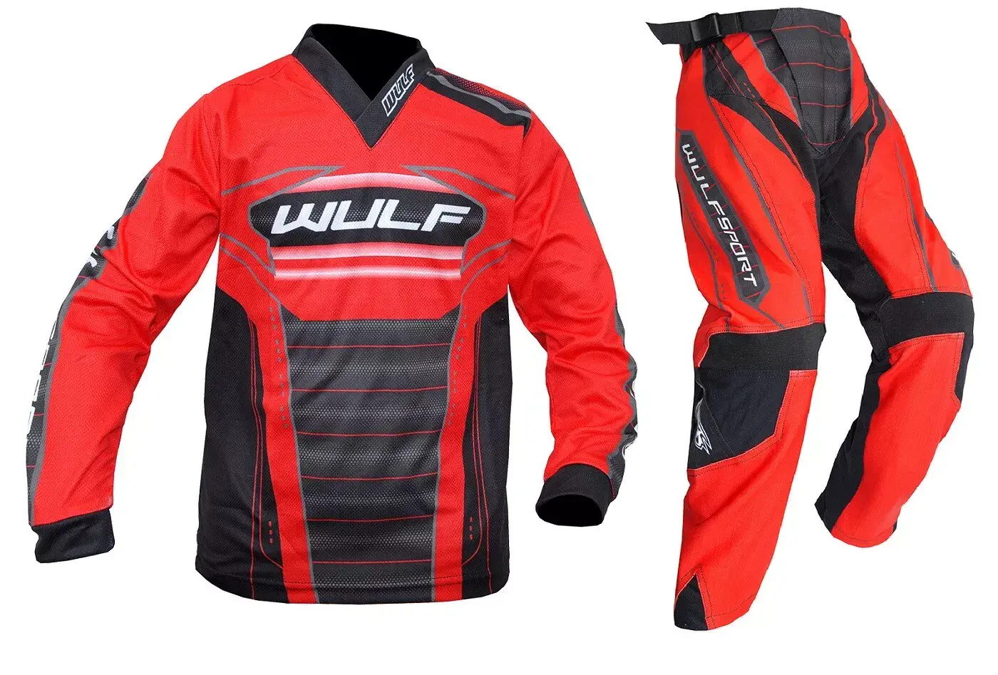 Wulfsport Stratos Kids Motocross Gloves - Red