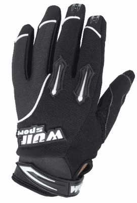 Wulfsport Stratos MX Gloves - Black - Adults