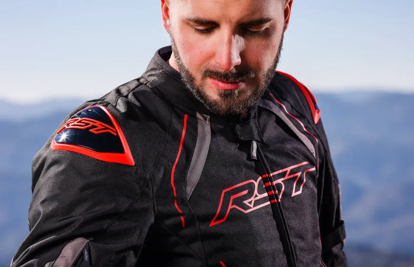 Black Rst Jacket RST Textile Jackets
