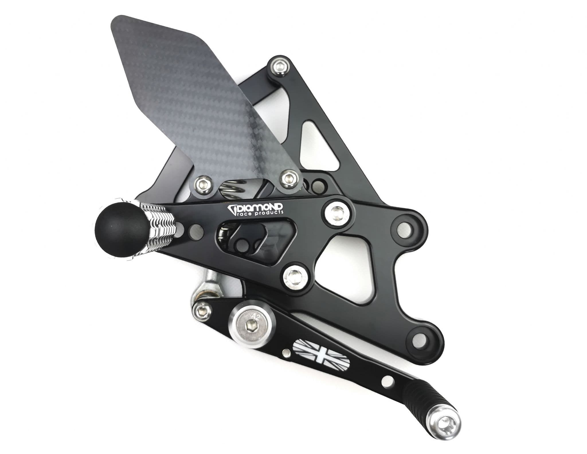 Honda Fireblade Rearsets from Diamond Race Products - Now with Carbon ...