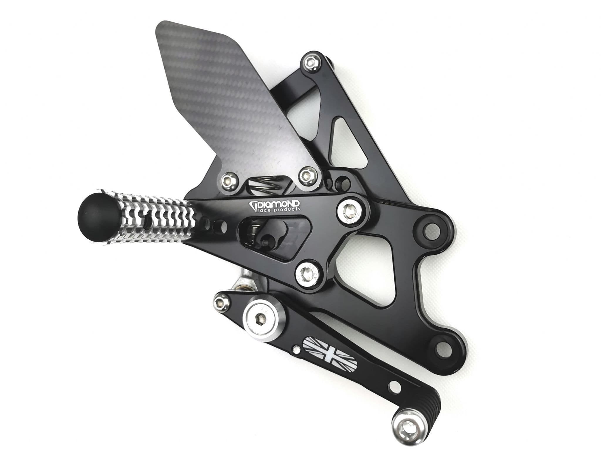 Honda Fireblade Rearsets from Diamond Race Products - Now with Carbon ...