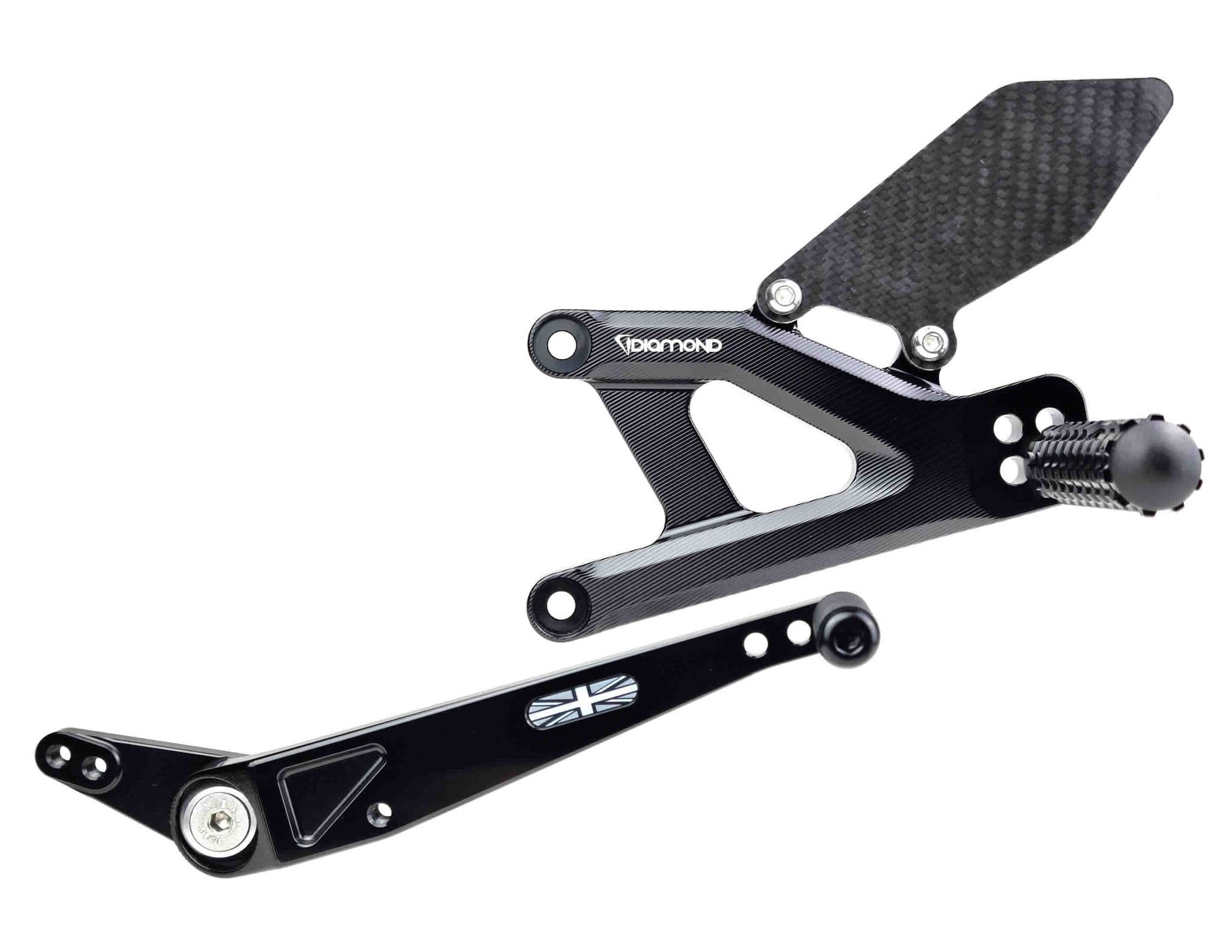 Honda CBR 10000 RRR Rearsets from Diamond Race Products Now with