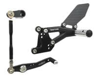 Triumph Daytona Moto2™ 765 Rearsets from Diamond Race Products - Now with Carbon Fibre!