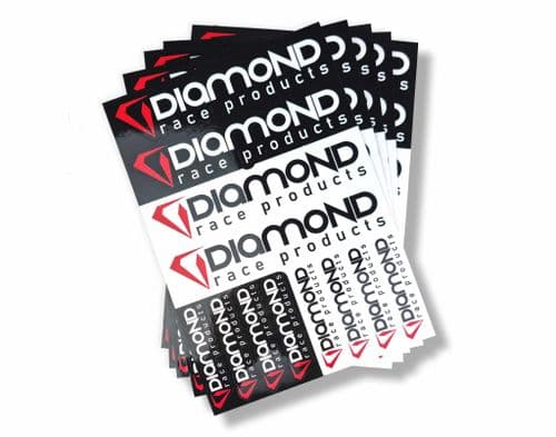 Diamond A5 sticker sheet