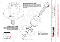 NEW! Diamond 'Duel' Paddock Stand Bobbins - from Diamond Race Products