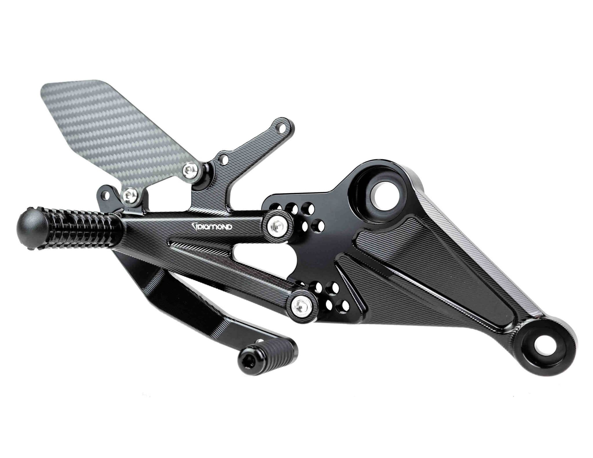 Aprilia RS660 Rearsets from Diamond Race Products - Now with Carbon Fibre!