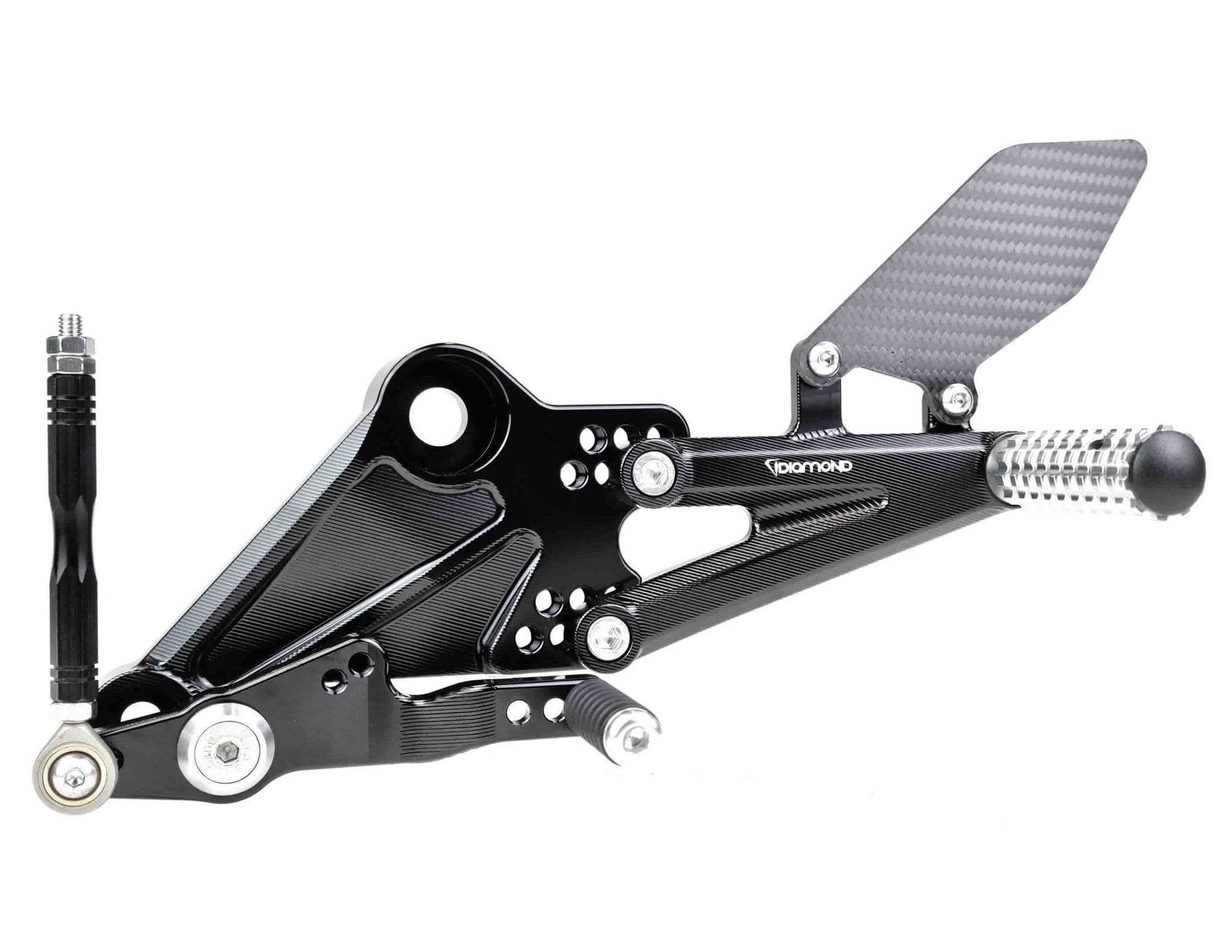 Aprilia RS660 Rearsets from Diamond Race Products Now with Carbon Fibre!