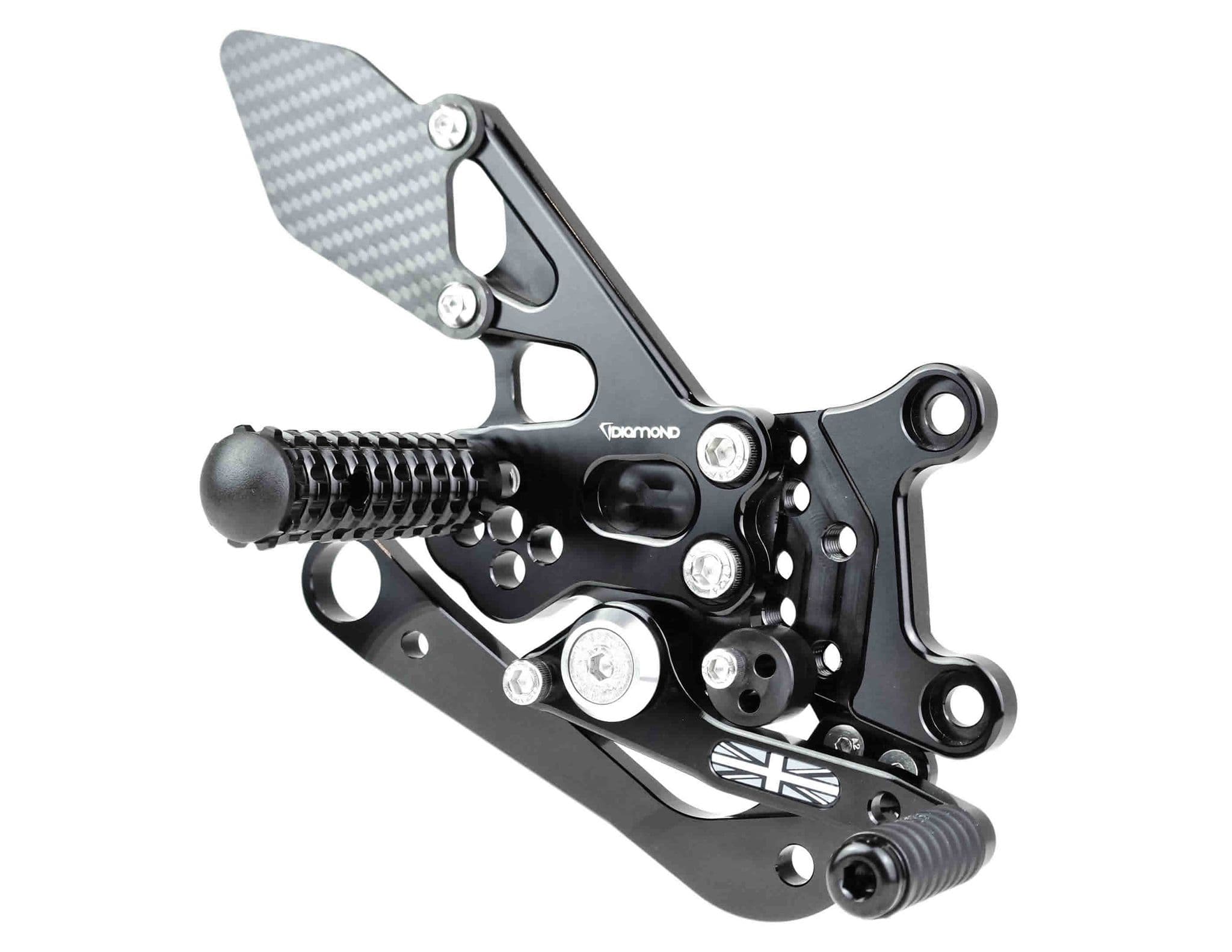 Aprilia RSV4 '09 Rearsets from Diamond Race Products - Now with Carbon ...