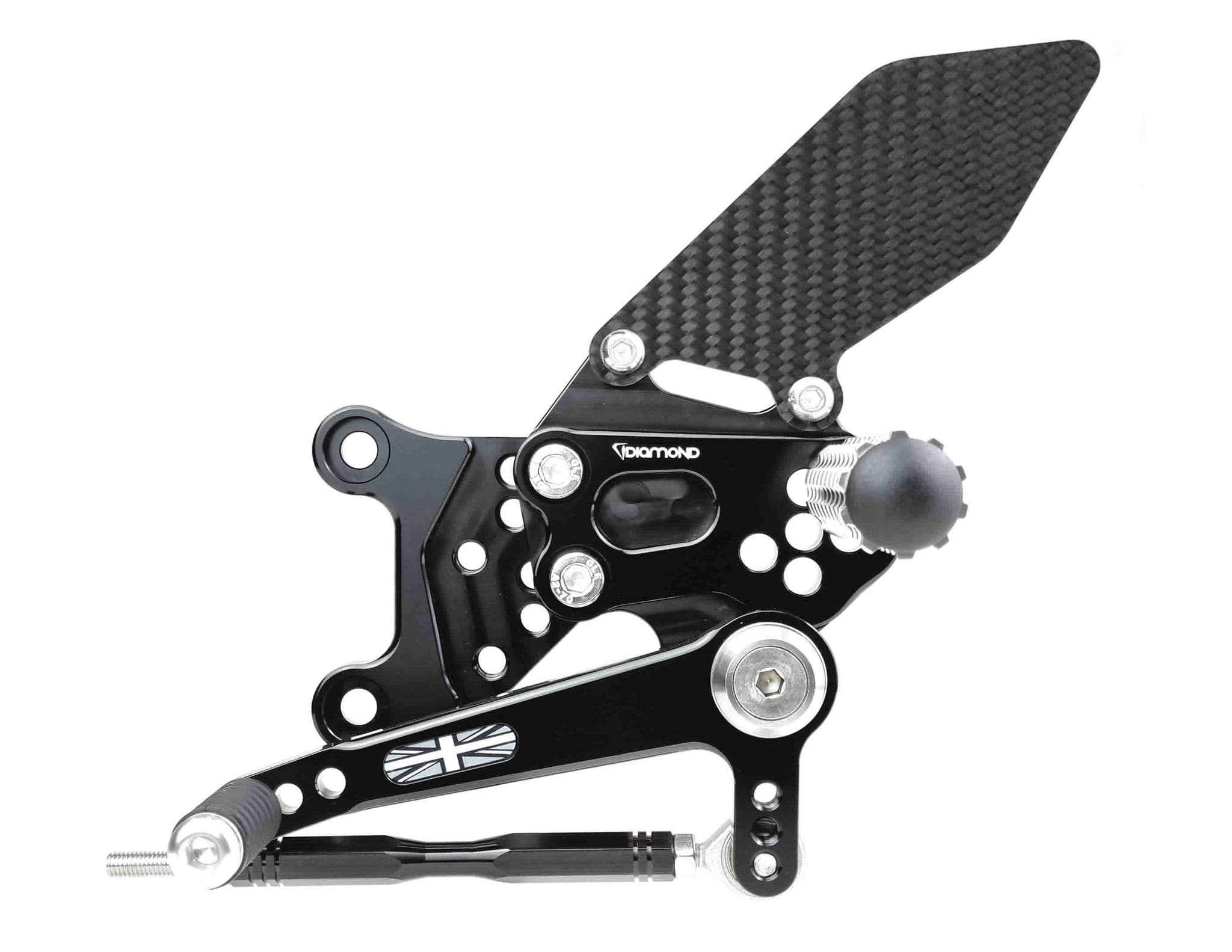 Aprilia RSV4 '09 Rearsets from Diamond Race Products - Now with Carbon ...
