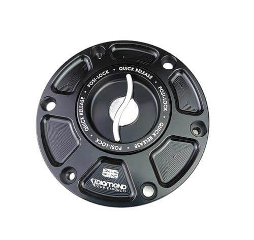Diamond Race Products - Quick Release Tank Caps for Triumph motorcycles