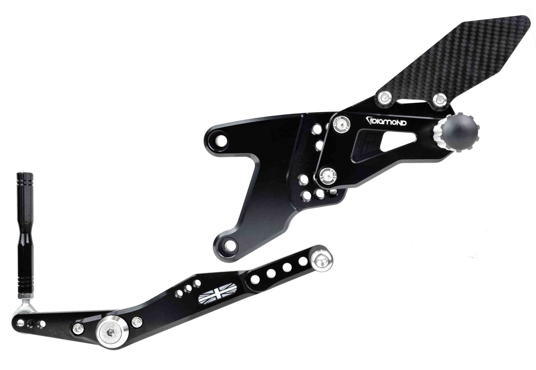 Yamaha YZFR1 Rearsets from Diamond Race Products Now with Carbon Fibre!