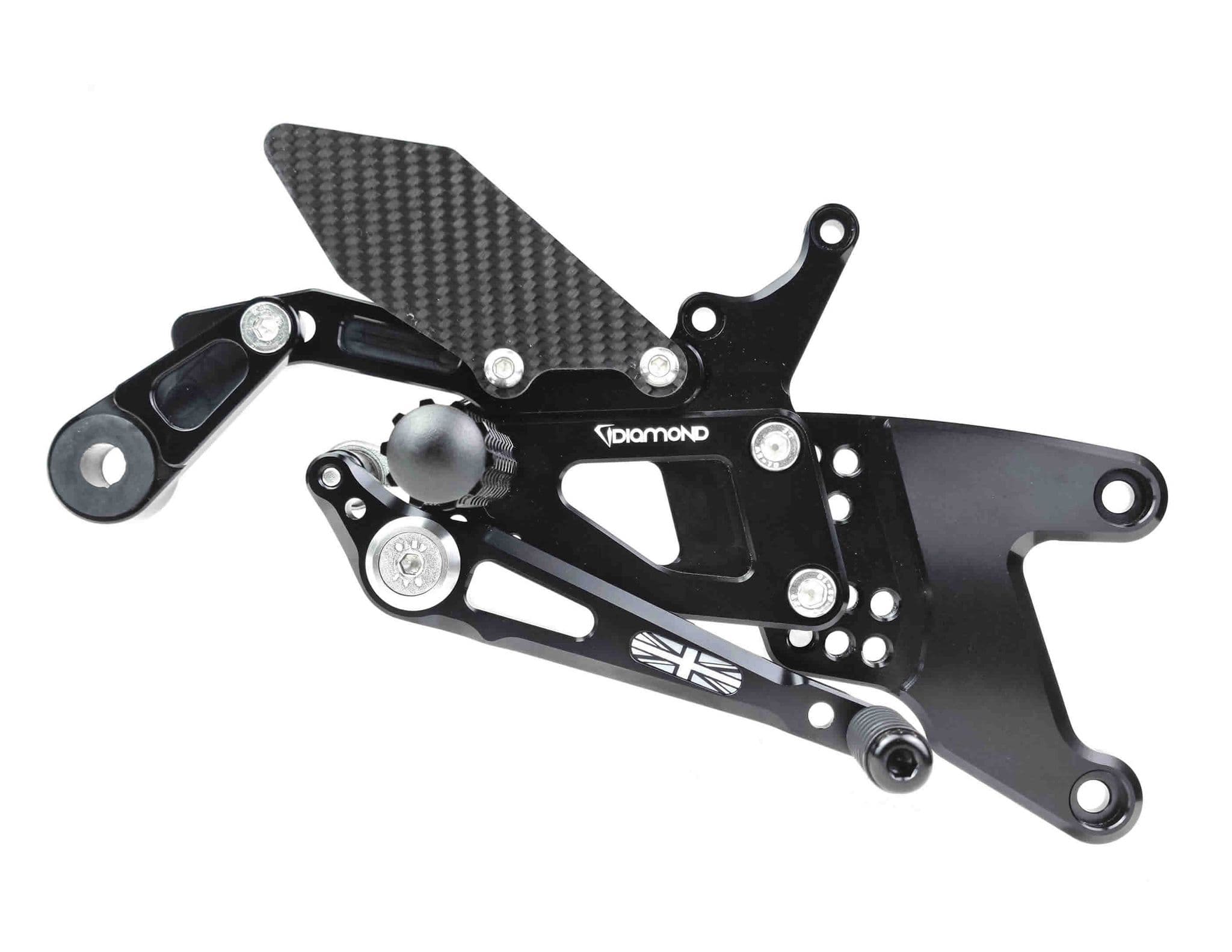 Yamaha YZFR1 Rearsets from Diamond Race Products Now with Carbon Fibre!