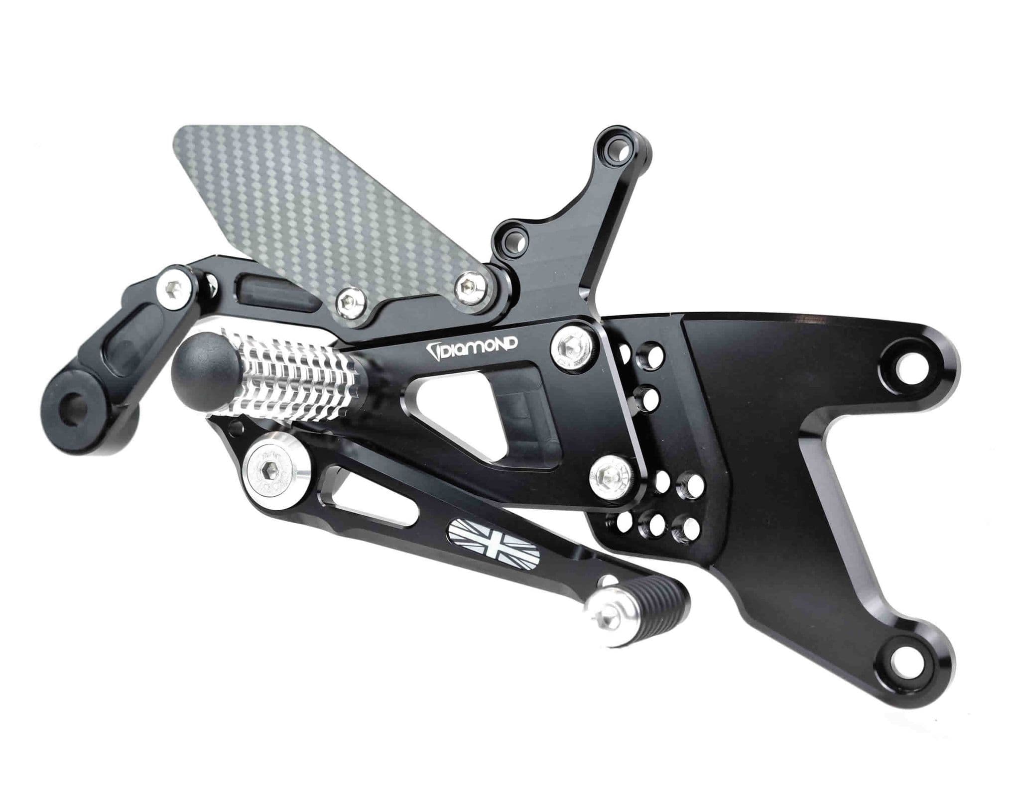 Yamaha YZFR1 Rearsets from Diamond Race Products Now with Carbon Fibre!