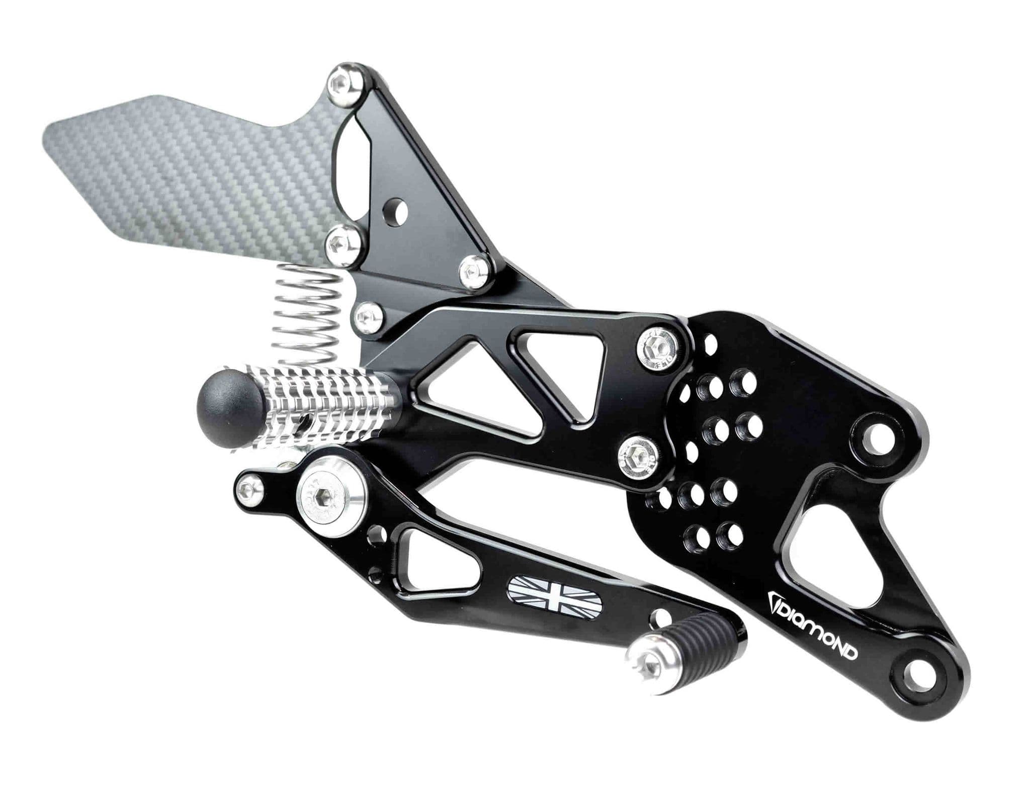 Yamaha R1 Rearsets from Diamond Race Products Now with Carbon Fibre!