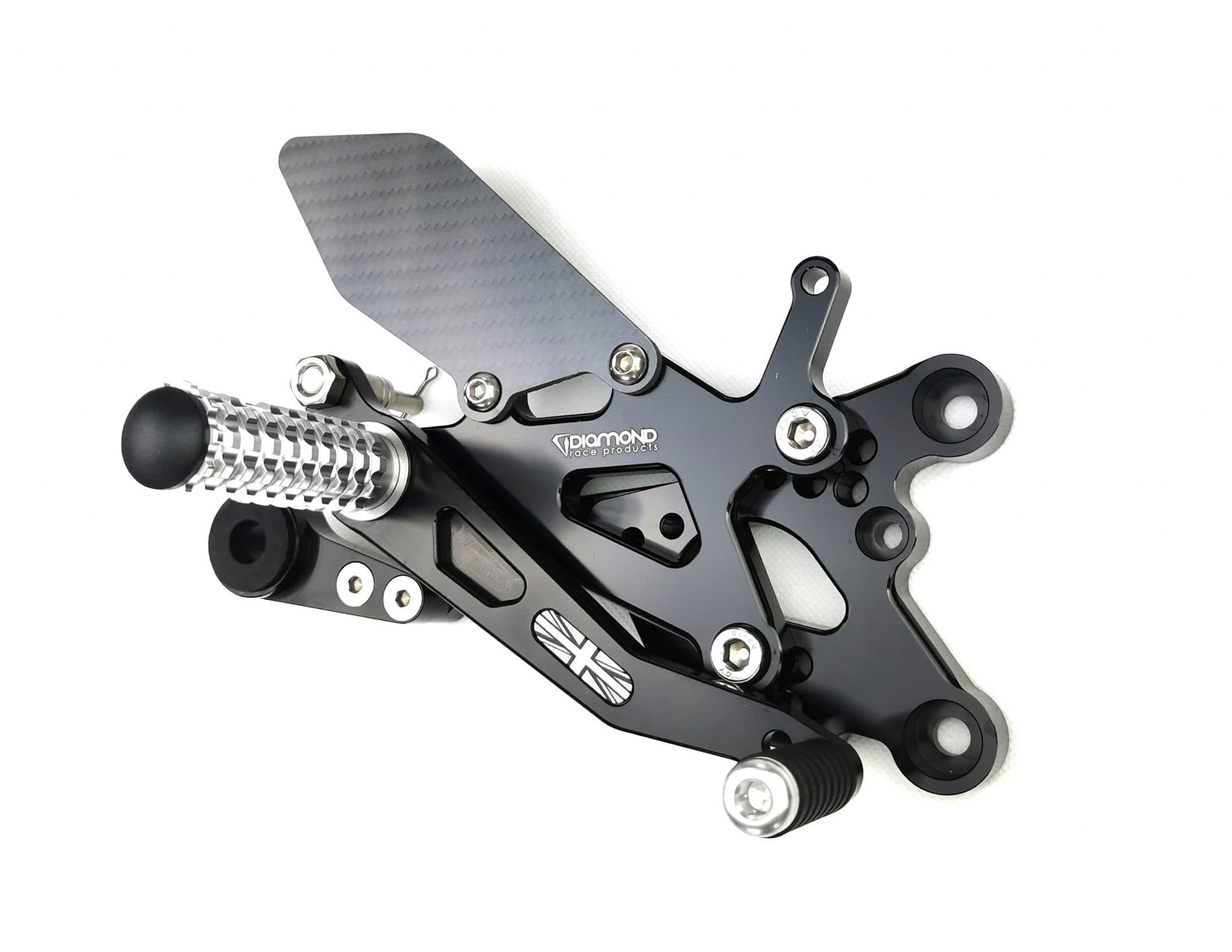 Yamaha R6 Rearsets from Diamond Race Products Now with Carbon Fibre!