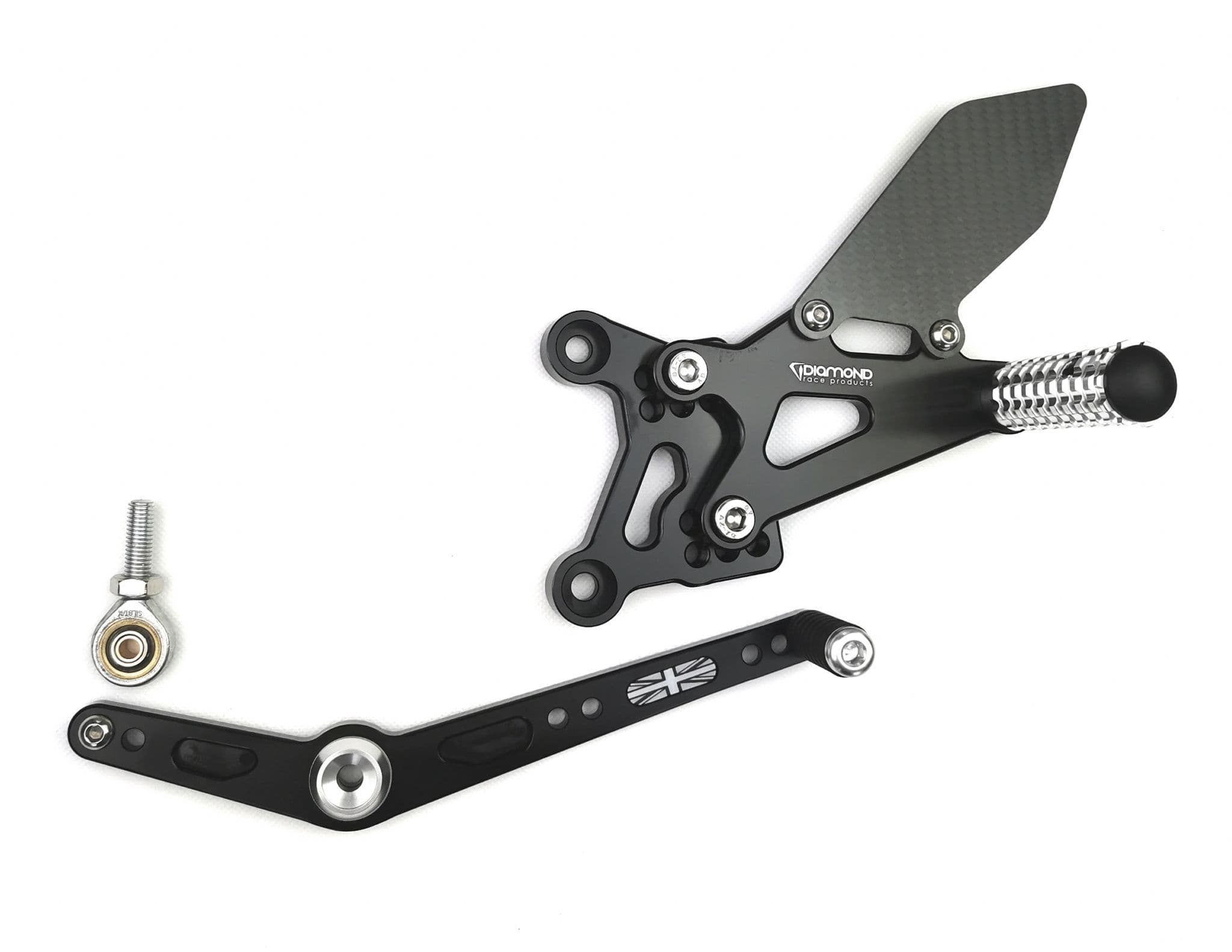 Yamaha R6 Rearsets from Diamond Race Products Now with Carbon Fibre!