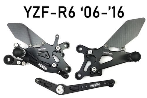 Yamaha R6 Rearsets from Diamond Race Products - Now with Carbon Fibre!