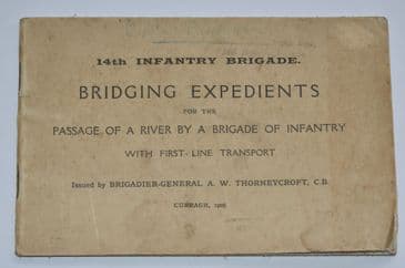 14th Infantry Brigade Bridging Experiments, Issued by A.W. Thorneycroft