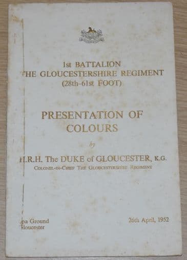 1st Battalion The Gloucestershire Regiment (28th-61st Foot), 26th April 1952