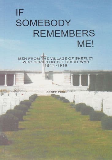 If Somebody Remembers Me, by Geoff Peel