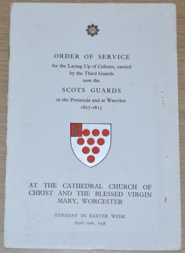 Laying Up of Colours by the Third Guards now the Scots Guards, April 19th 1938