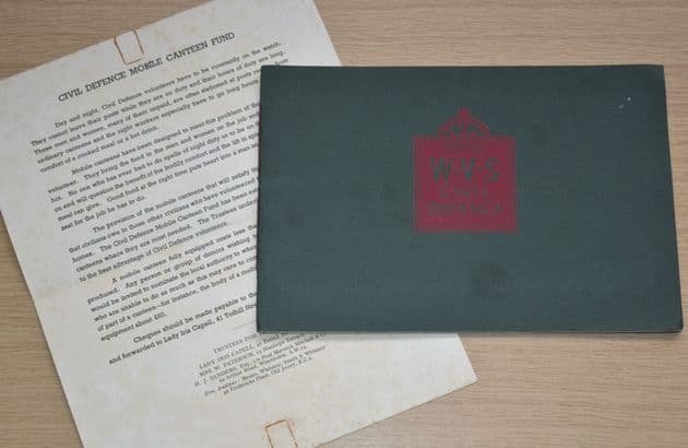 Mobile Trailer Canteen (Womens Voluntary Service for Civil Defence), & Fund Letter