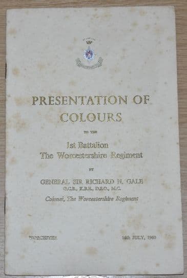 Presentation of Colours to the 1st Battalion The Worcestershire Regiment, 16th July 1960