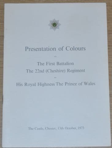 Presentation of Colours to The First Battalion The 22nd (Cheshire) Regiment, 13th October 1973