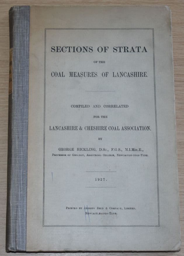 Sections of Strata of the Coal Measures of Lancashire