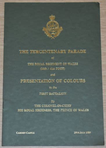 Tercentenary Parade of The Royal Regiment of Wales (24th/41st Foot) and Presentation of Colours 1989