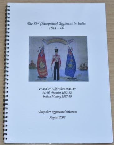 The 53rd (Shropshire) Regiment in India, 1844-60, by Peter Duckers