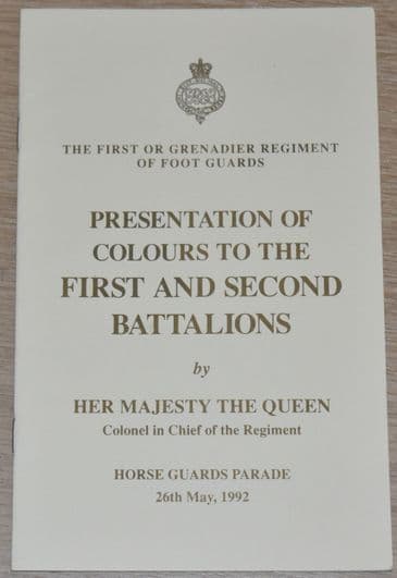 The First or Grenadier Regiment of Foot Guards Presentation of Colours, 1st Bn, 2nd Bn, 1992