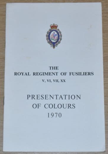 The Royal Regiment of Fusiliers Presentation of Colours 1970