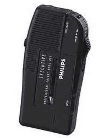 Philips 491 Mini Cassette Pocket Memo (Reconditioned)