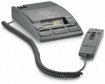 Philips LFH725 Mini Cassette Desktop Dictation Kit (Reconditioned)