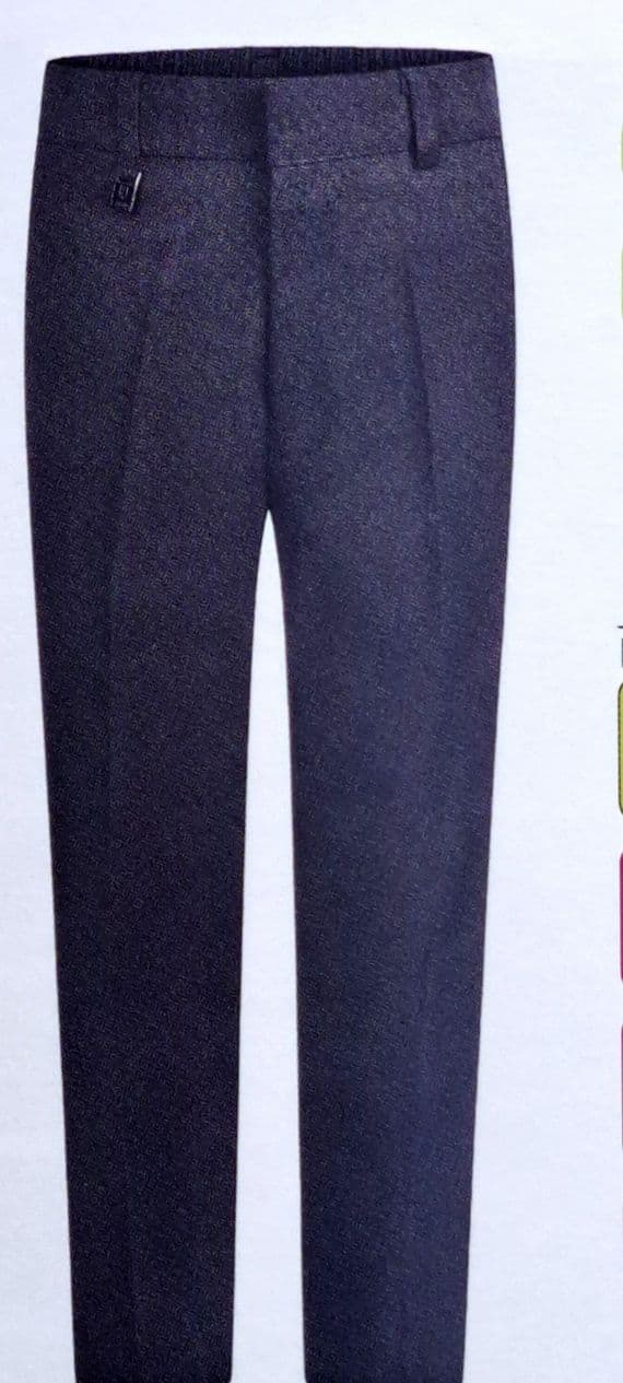BOYS Trouser-  BLACK -elastic back