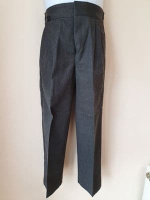 BOYS  TROUSER-BLACK-elastic back