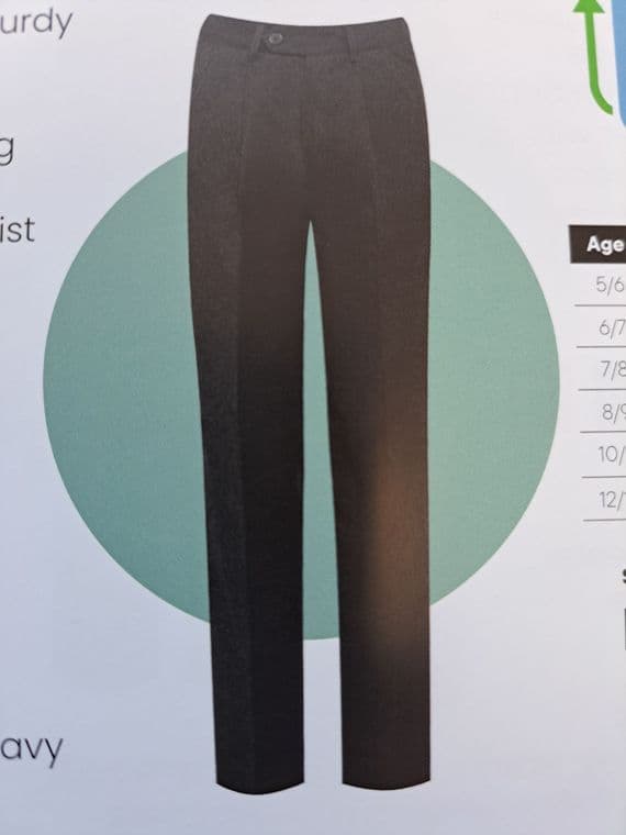 BOYS TROUSER-NAVY BLUE- CLAREMONT HIGH SCHOOL.