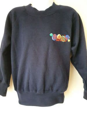 BUBBLY DAY SWEATSHIRT-Navy