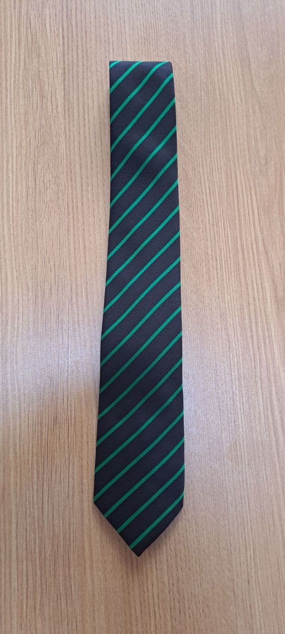 CREST ACADEMY TIE-Year Colour- GREEN