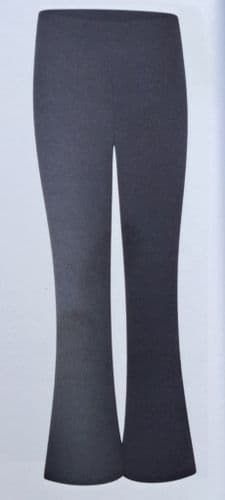 GIRLS JUNIOR TROUSER- GREY-elastic back